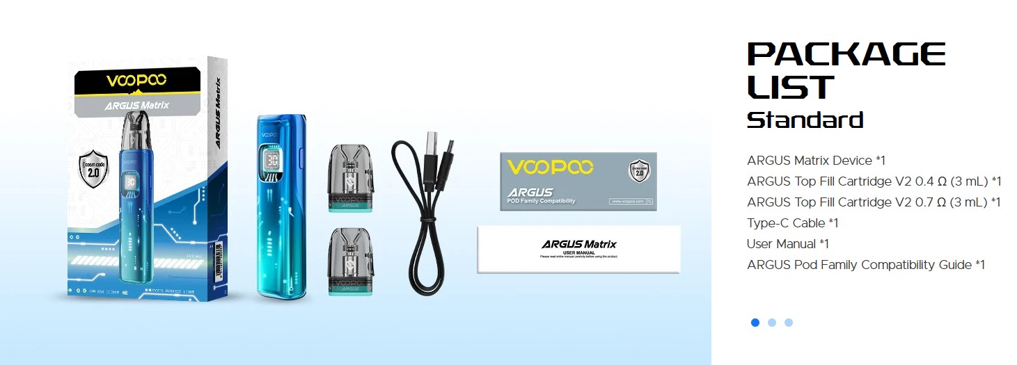 Voopoo Argus Matrix Pod Kit
