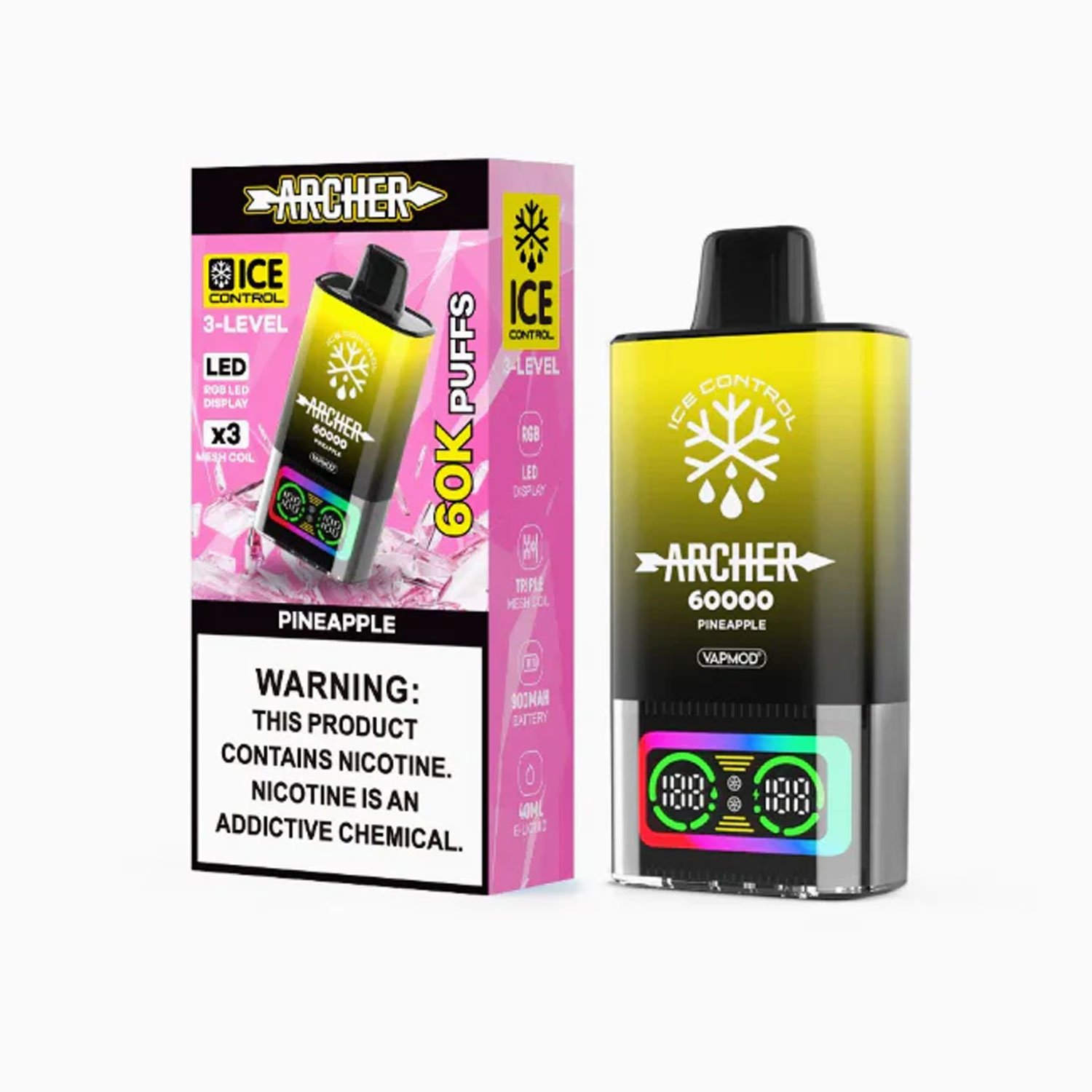 Archer-Disposables-Pineapple-Iced-60k-Puffs
