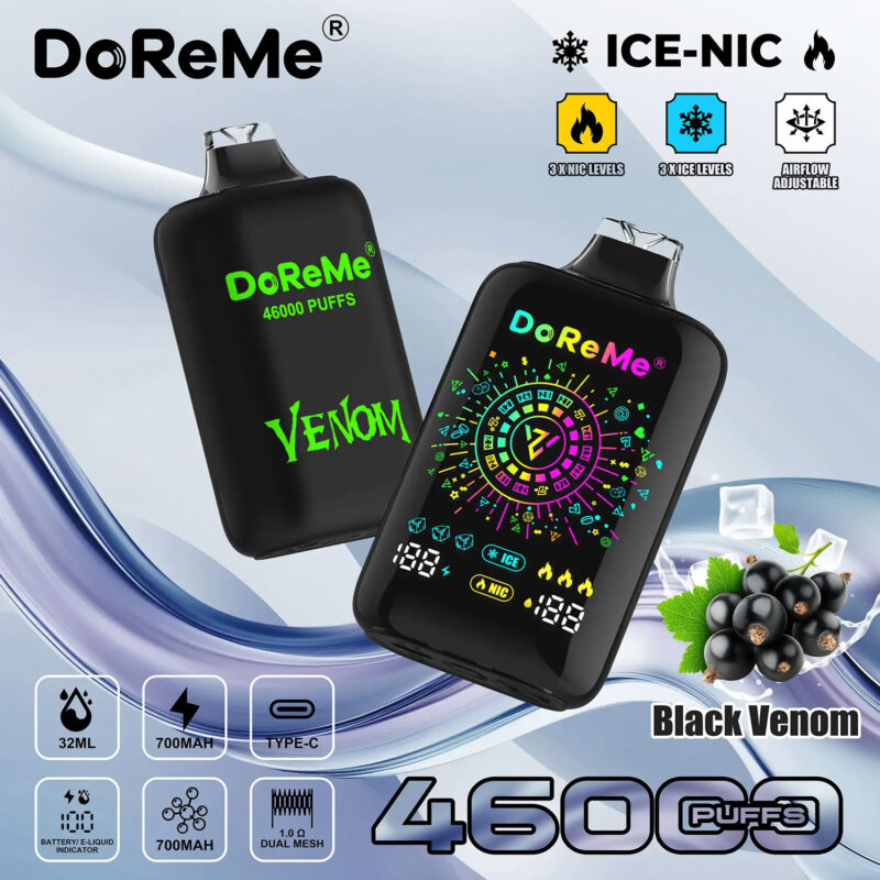 vape venom Doreme Disposable Vape Venom 46K Puffs