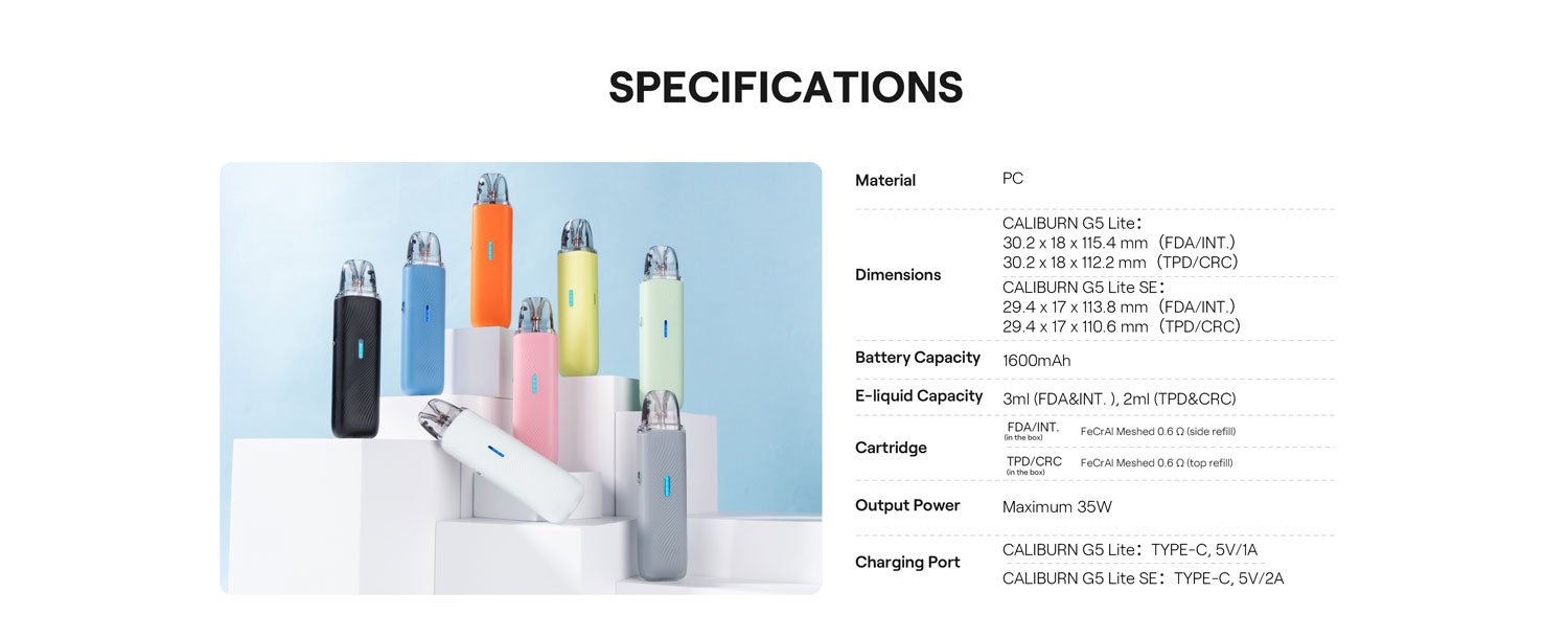 Uwell-Caliburn-G5-Lite-Pod-System-Kit