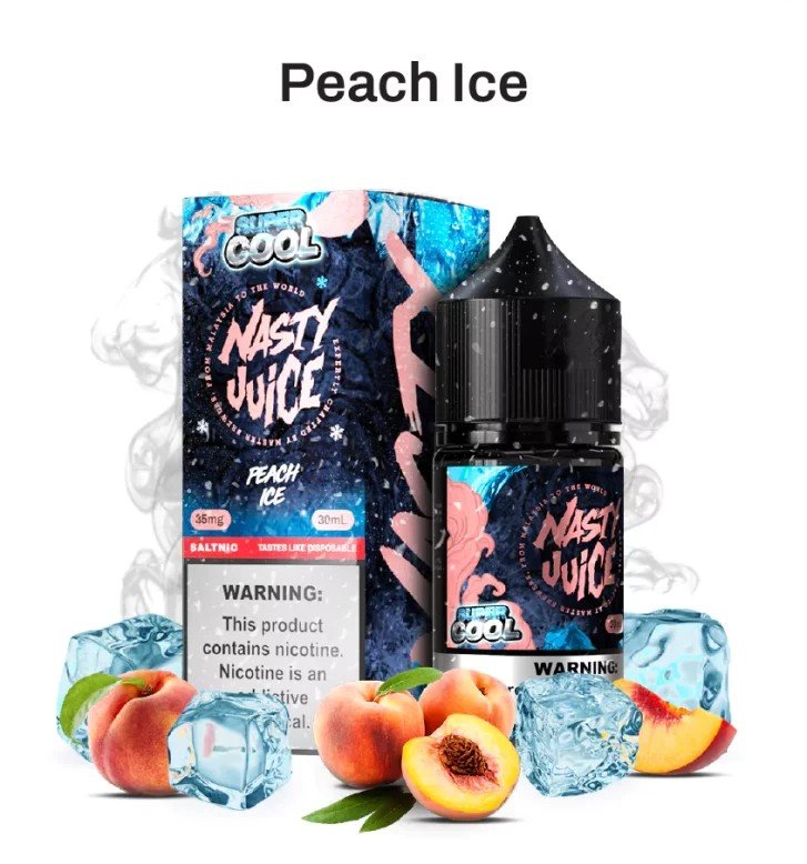 Nasty Juice Super Cool Salt - Peach Ice 30ml (35mg, 50mg)