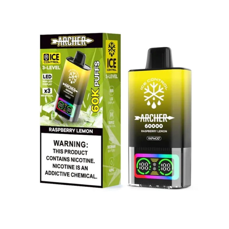 Archer-Raspberry-Lemon-Disposable-Vape-50mg-60K-Puffs