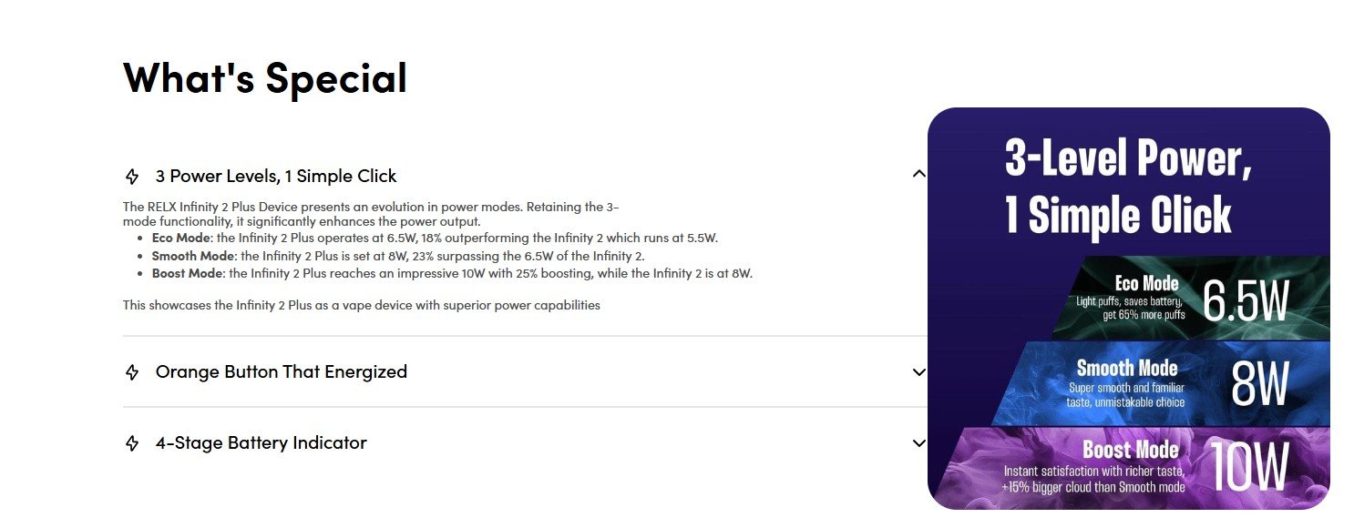 RELX Infinity 2 Plus Device