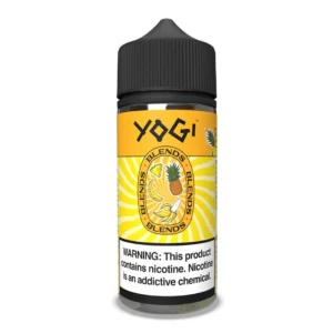 Yogi Blend E Liquids - Banana Pineapple Ice 100ml (3, 6 mg)