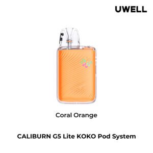 Uwell Caliburn G5 Lite Koko Pod Kit Coral Orange