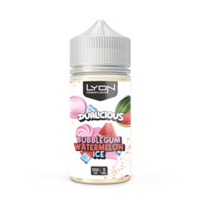 LYON Dualicious Watermelon Bubblegum Ice 100ml 3mg bottle