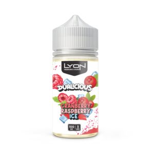 LYON Dualicious Cranberry Raspberry Ice 100ml 3mg bottle