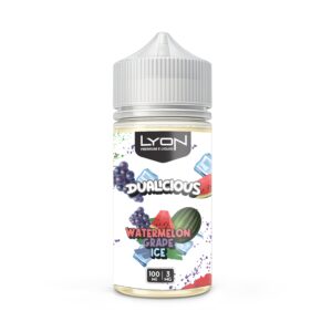 LYON Dualicious Watermelon Grape Ice 100ml 3mg bottle