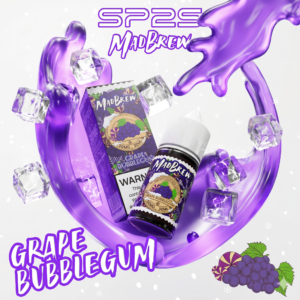 Mad Brew Salt - Grape Bubblegum Ice 30ml (35, 50 mg)