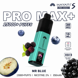 Hayati Pro Max+ Disposable Vape - Mr Blue (20mg) 15000 Puffs