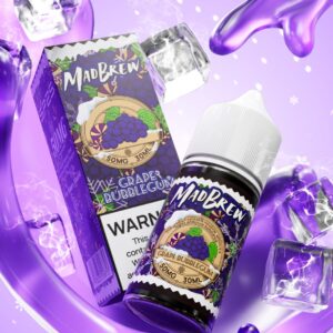 Mad Brew Salt - Grape Bubblegum Ice 30ml (35, 50 mg)