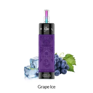 Hooklait X Disposable Vape - Grape Ice (3mg) (20K Puffs)