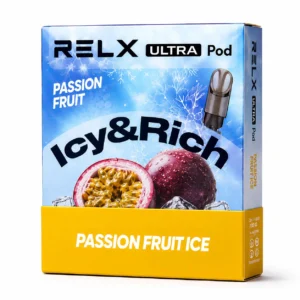 Real RELX Ultra Pod Passion Fruit Iced 3% box image