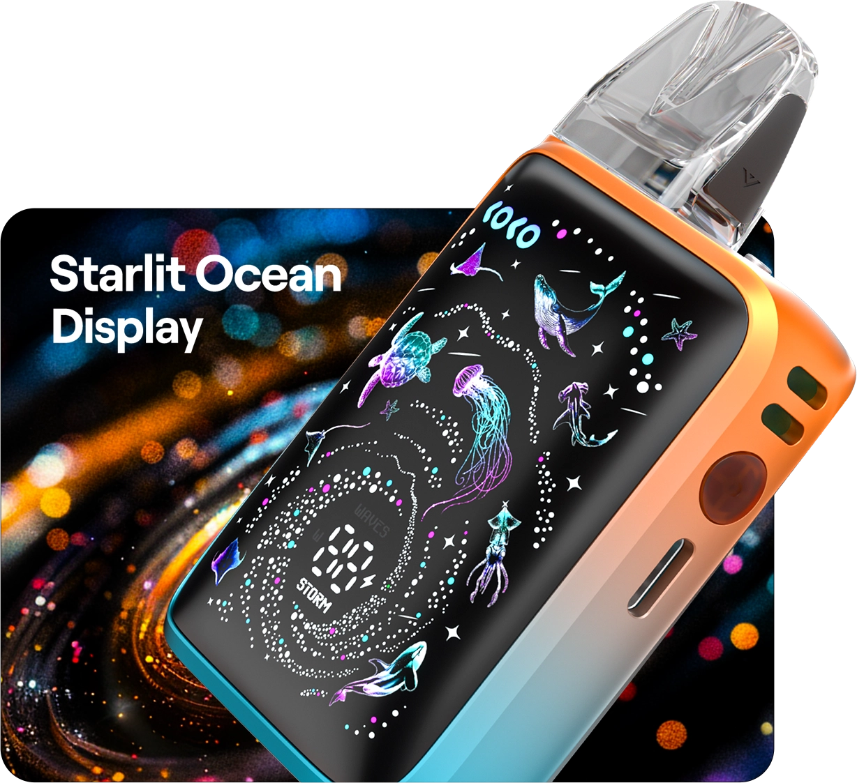 UWELL Caliburn G5 KOKO Starlit Ocean display official image