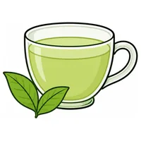 Green tea flavor icon