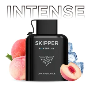 Skipper Powerplay Juicy Peach Ice 16000 puff prefilled pod