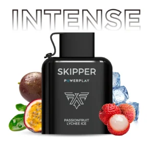Skipper Powerplay Passionfruit Lychee Ice 16000 puff prefilled pod
