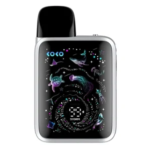 UWELL Caliburn G5 KOKO Mocha Silver pod kit on a white background