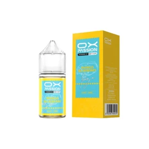 OX Passion Freeze Salt - Mango Blueberry Ice 30ml (55 mg) bottle and pack