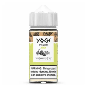 Yogi Delights E Liquids - White Grape Ice 100ml (3, 6 mg) product on white background