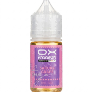 OX Passion Freeze Salt - Sakura Grape Ice 30ml (35 mg)