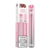 IVG GO MAX Peach Mango Watermelon Ice box and device filling the white background