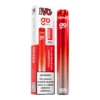 IVG GO MAX Strawberry Watermelon Ice box and device filling the white background
