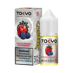 TOKYO Classic Iced Blueberry Strawberry 30ml nicotine salt bottle