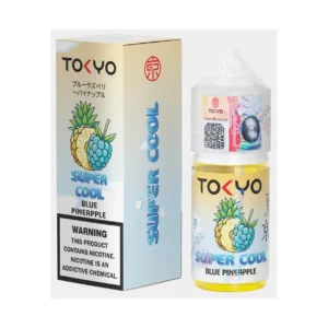 TOKYO Super Cool Blue Pineapple 30ml nicotine salt bottle