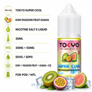 TOKYO Super Cool Kiwi Passion Fruit Guava 30ml specifications