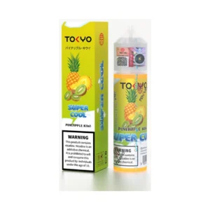 TOKYO Super Cool Pineapple Kiwi 60ml freebase e-liquid bottle
