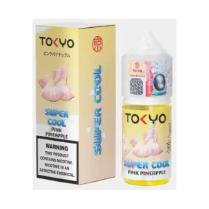 TOKYO Super Cool Pink Pineapple 30ml nicotine salt bottle