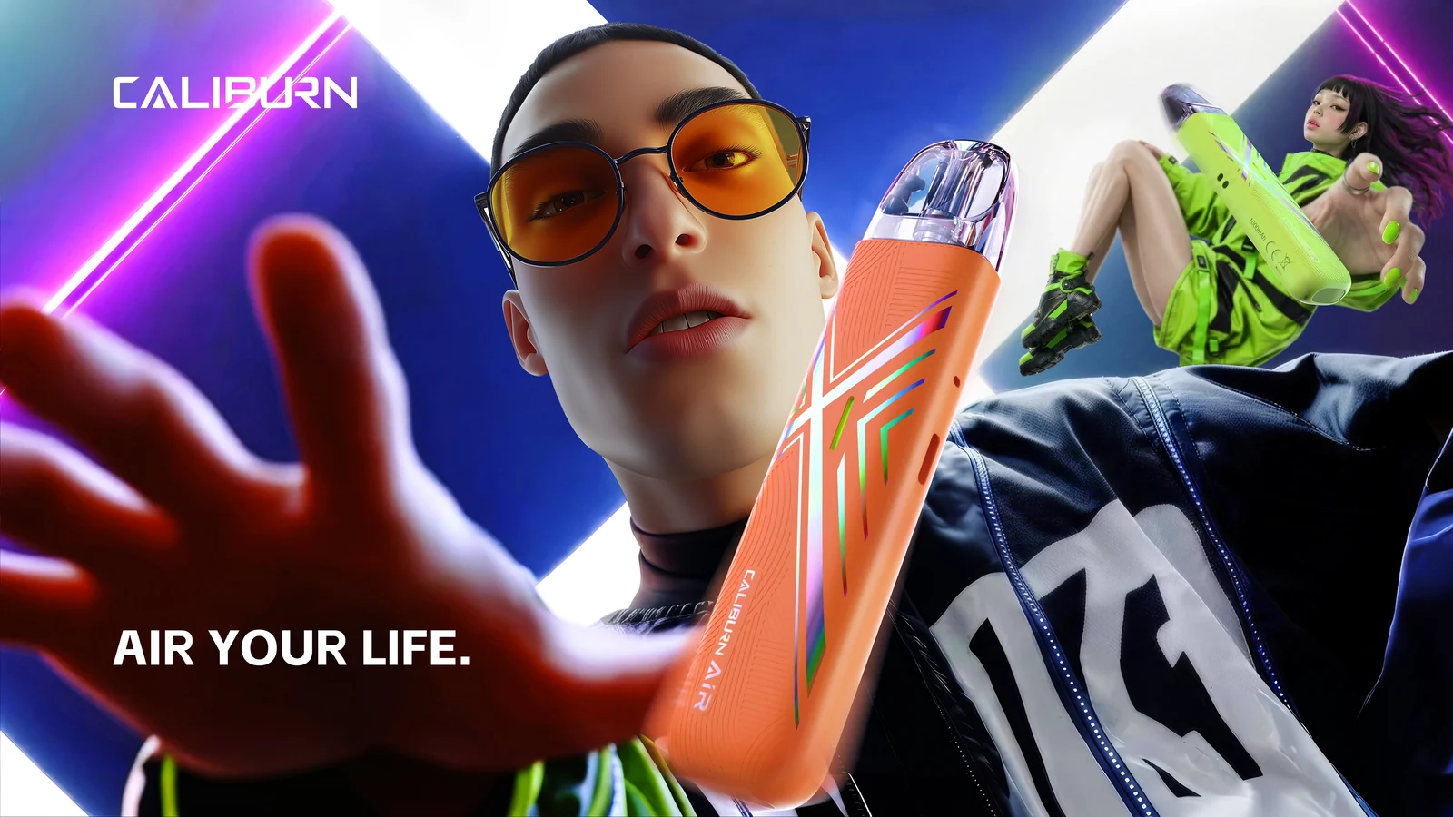 UWELL Caliburn Air pod kit lifestyle hero
