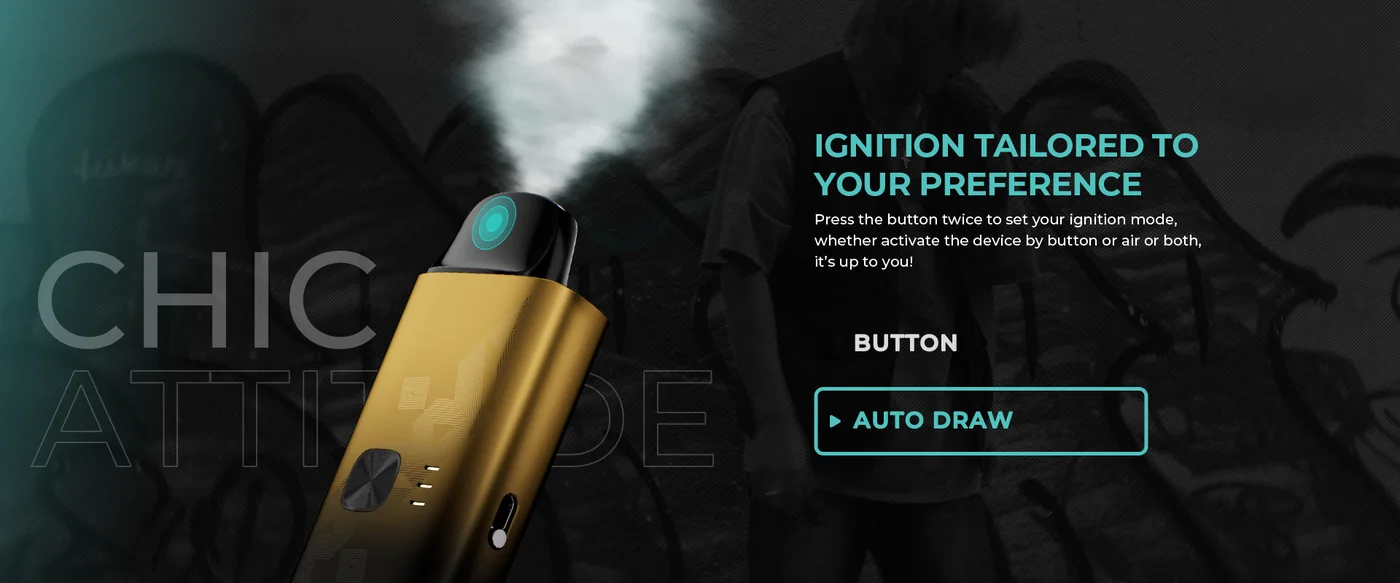 UWELL Crown S ignition modes