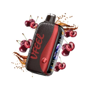 VFEEL MUSE 50000 Cherry Cola disposable vape on white background