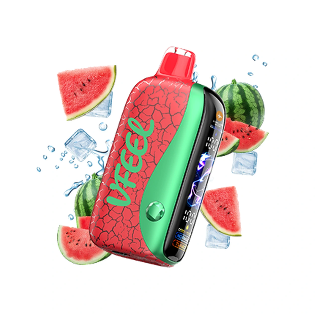 VFEEL MUSE 50000 Watermelon Ice disposable vape on white background