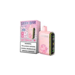 Geek Bar Pulse Juicy Peach Ice 15000 puffs disposable vape Pakistan
