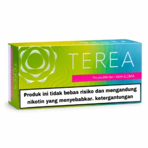 IQOS TEREA Bright Wave carton 10 packs 200 sticks on white background