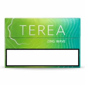 IQOS TEREA Zing Wave carton 10 packs 200 sticks on white background