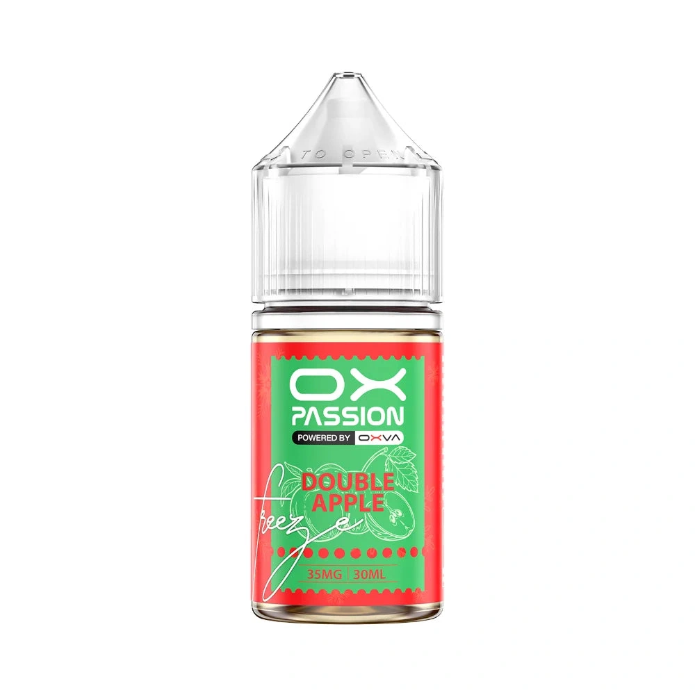 OX Passion Freeze Double Apple 30ml salt nicotine e-liquid