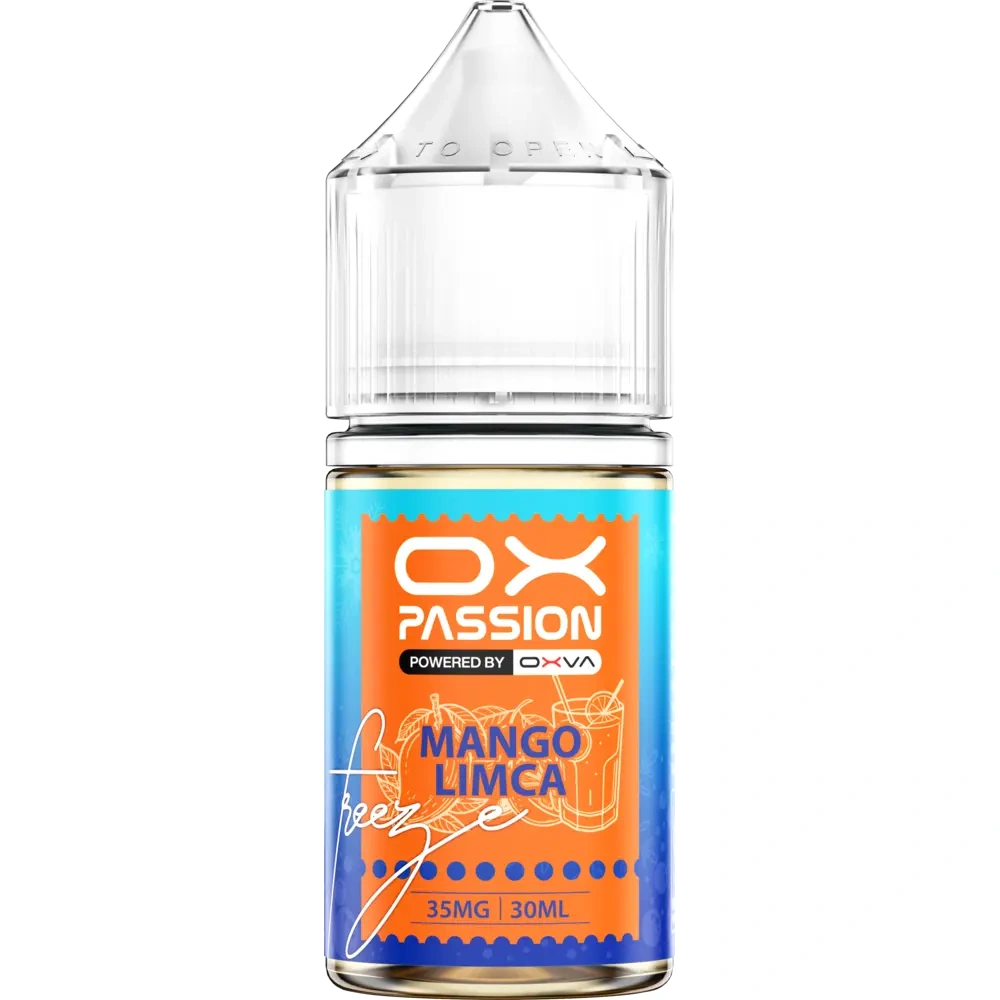 OX Passion Freeze Mango Limca 30ml salt nicotine e-liquid