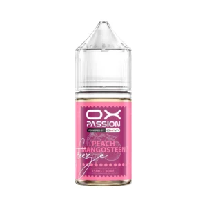 OX Passion Freeze Peach Mangosteen 30ml salt nicotine e-liquid