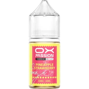 OX Passion Freeze Pineapple Strawberry 30ml salt nicotine e-liquid