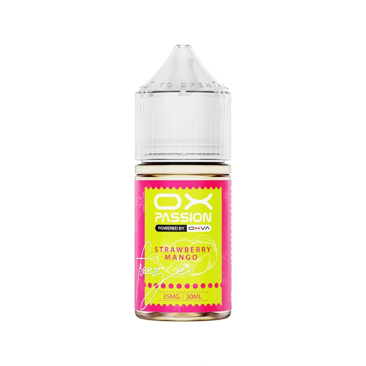 OX Passion Freeze Strawberry Mango 30ml salt nicotine e-liquid