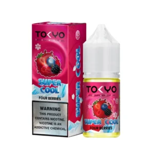 Tokyo Super Cool Four Berries 30ml salt nicotine e-liquid