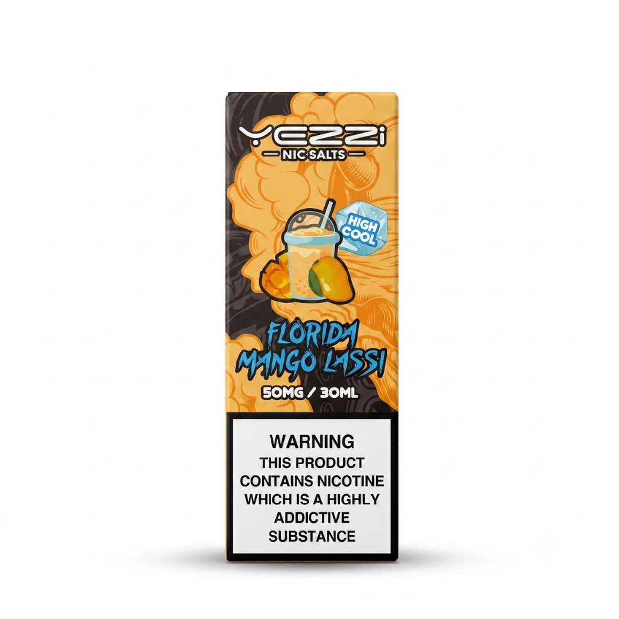 Genuine YEZZI High Cool Florida Mango Lassi 30ml 50mg package