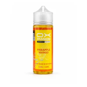OX Passion Pineapple Mango Ice 120ml 55mg vape juice