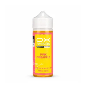 OX Passion Pink Pineapple Ice 120ml 55mg vape juice