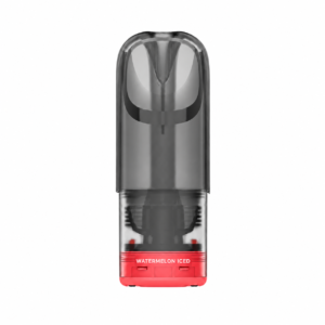 RELX Ultra Pod Watermelon Iced 3 percent nicotine pod on white background