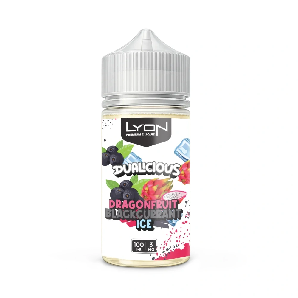 Lyon Dualicious Dragon Fruit Blackcurrant Ice 100ml e-liquid